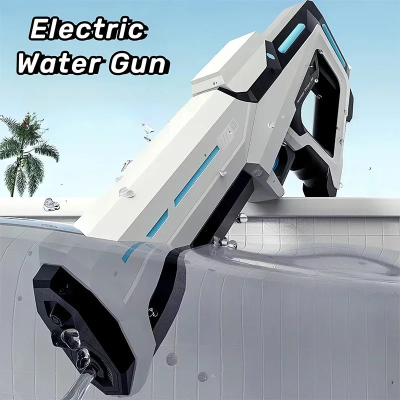 🔫💦 Super Blaster ZNMSQ™ – Pistolet à Eau Électrique Haute Pression pour Adultes & Ados