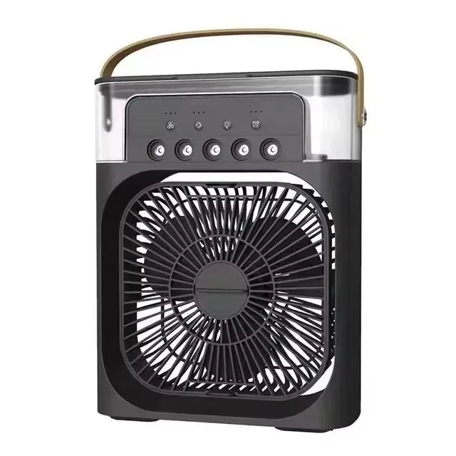 ❄️ Mini Climatiseur 3-en-1 OLOEY™ – Ventilateur, Humidificateur & Lampe LED
