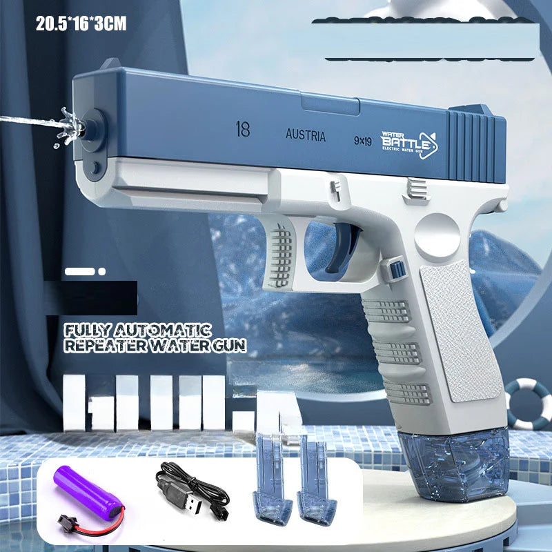 🔫💦 Pistolet à Eau Électrique MYGVN™ – Tir Automatique Longue Portée