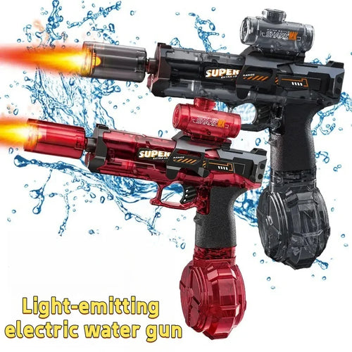 💦 Blaster AquaX™ – Pistolet à Eau Automatique Électrique avec LED 🔫