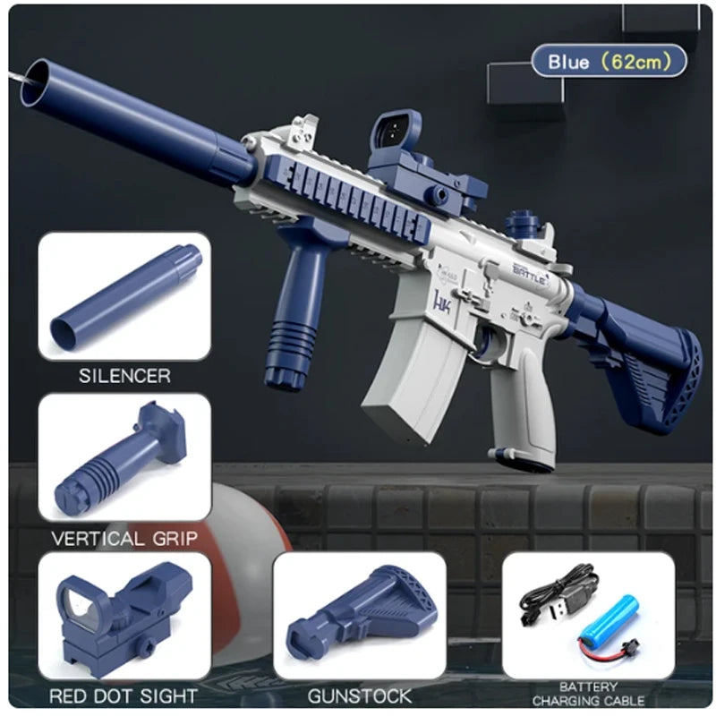 🔫💥 Pistolet à Eau Électrique UZI™ – Haute Pression & Rechargeable