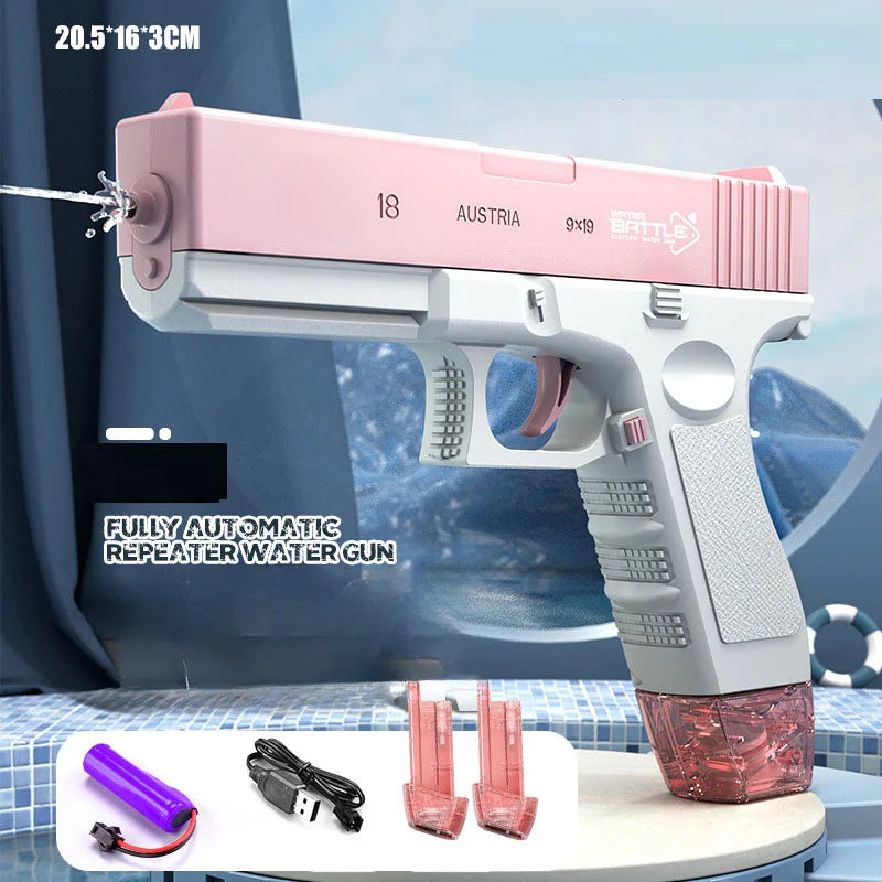 🔫💦 Pistolet à Eau Électrique MYGVN™ – Tir Automatique Longue Portée